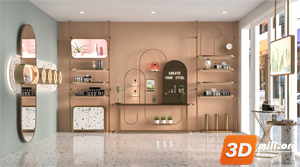 Cosmetic Store Skp Files 